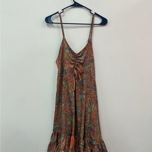 Coloridimare Paisley Dress Multicolor Size Medium